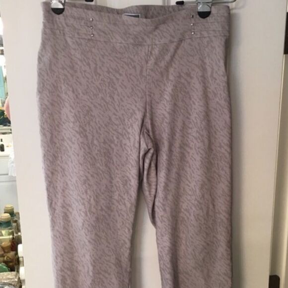TAUPE SUBTLE Animal Print Pants - Picture 7 of 8